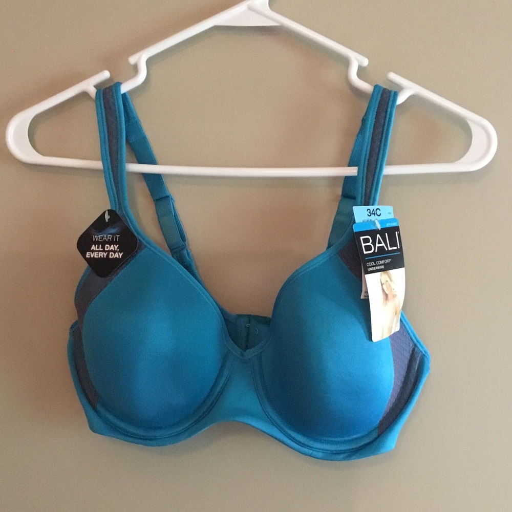 BALI Teal Underwire T-Shirt Bra - Women's Intimates